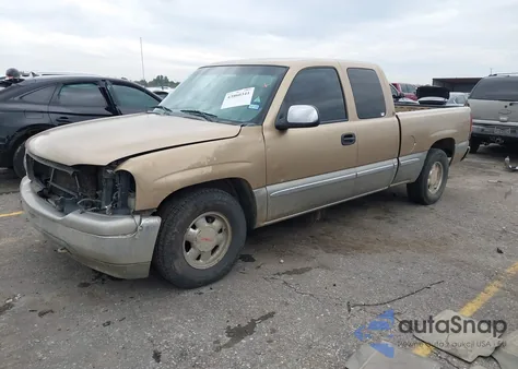 2000 GMC Sierra 1500 Sle z USA, uszkodzony, nr VIN 1GTEC19T8YZ325020